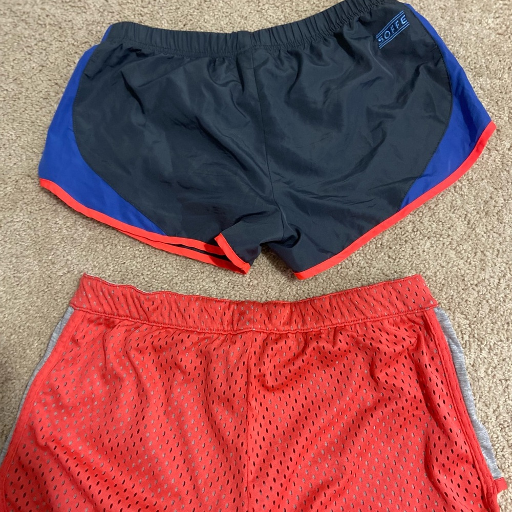 Two pairs of gym shorts both size small